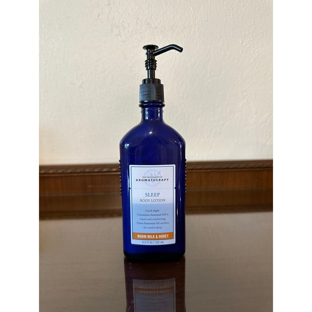 Bath Body Works Aromatherapy Sleep Warm Milk Honey Body Lotion 6.5oz READ